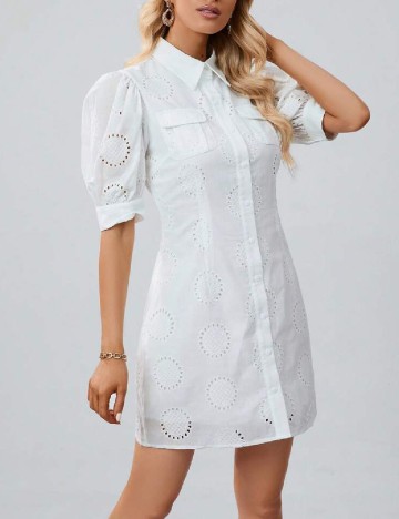 Rochie scurta SHEIN, alb