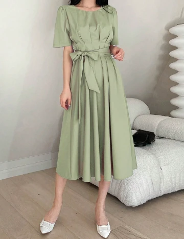 Rochie medie SHEIN, verde Verde