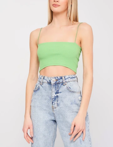 Top Zara, verde Verde