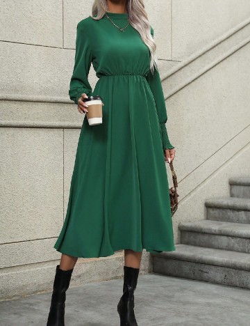 Rochie medie SHEIN, verde