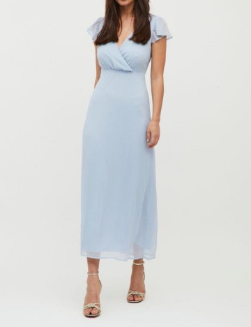 Rochie lunga Vila, bleu, 38