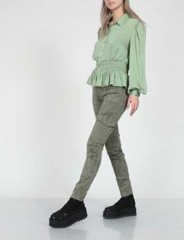 Pantaloni Guess, verde