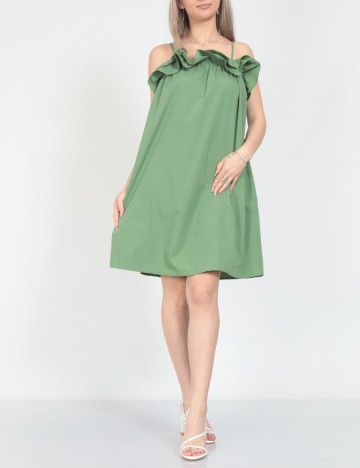 Rochie scurta Vero Moda, verde