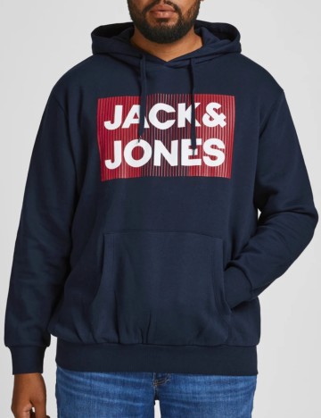 Hanorac Jack&Jones Plus Size Men, albastru