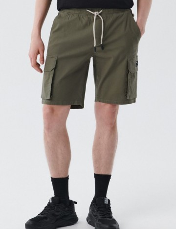 Pantaloni scurti CROPP, verde, 28