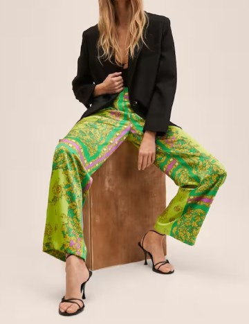 Pantaloni Mango, verde