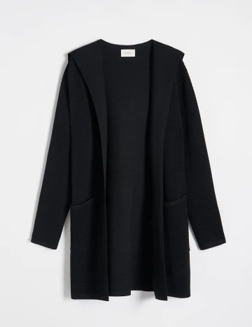 Cardigan Reserved, negru Negru