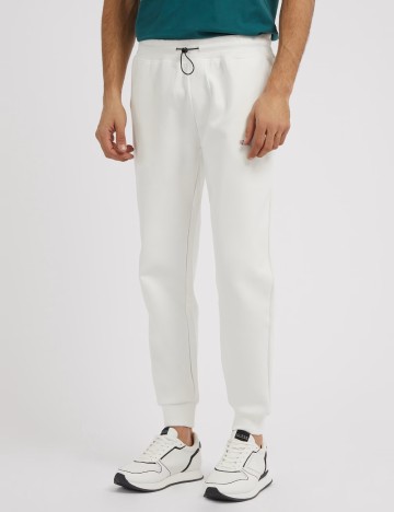 Pantaloni Guess, alb