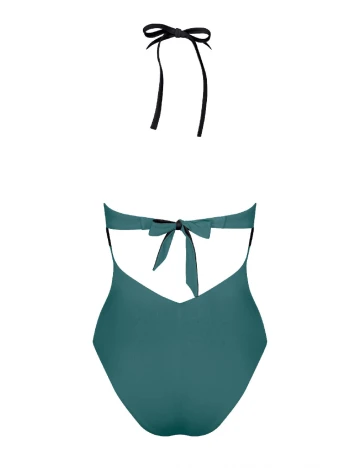 Costum de baie Sloggi by Triumph, verde/negru Verde