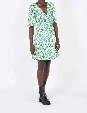 Rochie scurta Vila, verde, 36