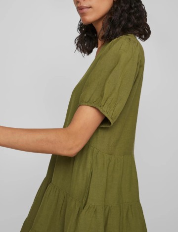 Rochie scurta Vila, verde