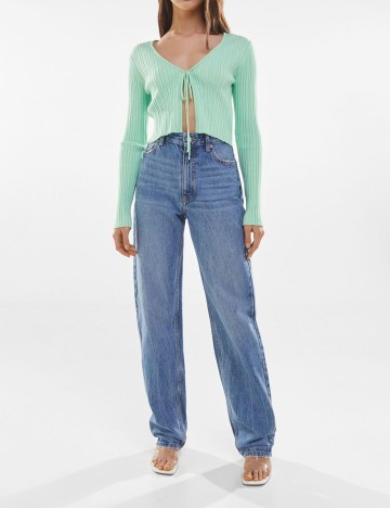 Bluza Bershka, verde, M