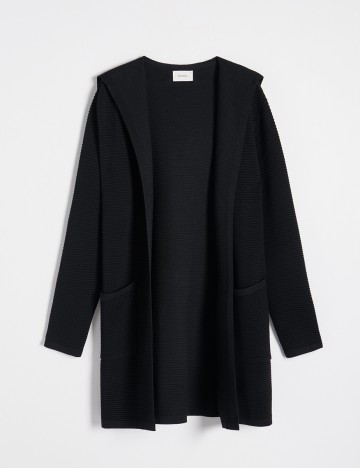 Cardigan Reserved, negru