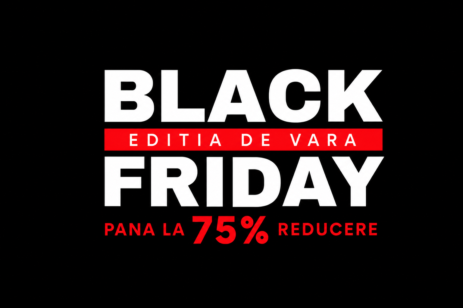 Black Friday de Vara la Outletmag: Reduceri incendiare de pana la -75%!
