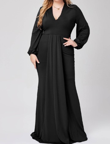 Rochie lunga SHEIN CURVE, negru