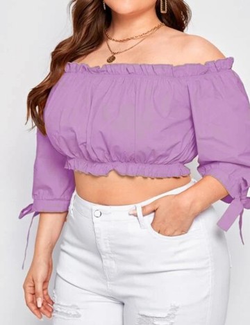 Top SHEIN CURVE, mov, 2XL