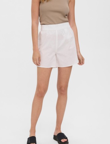 Pantaloni scurti Vero Moda, alb, S