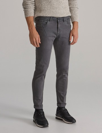 Pantaloni Reserved, gri inchis, 28