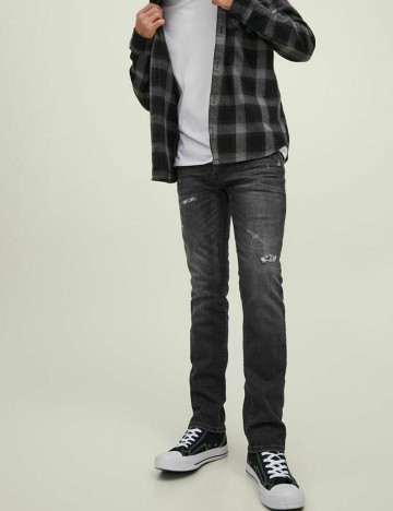 Blugi Jack&Jones, gri inchis