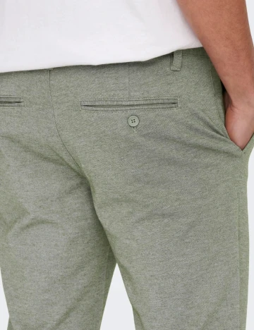 Pantaloni Only, verde deschis Verde