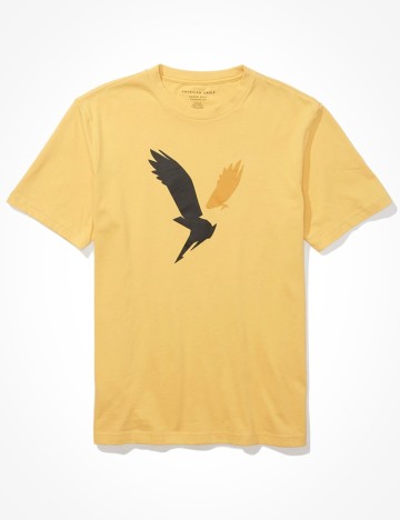 Tricou American Eagle, galben