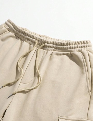 Pantaloni scurti SHEIN, crem