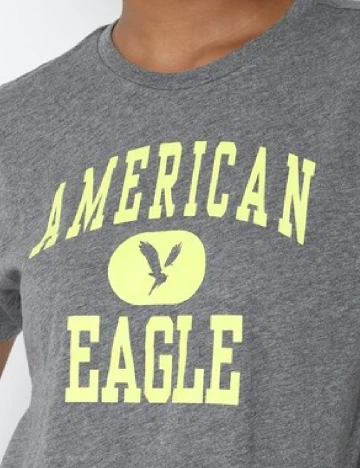 Tricou American Eagle, gri Gri