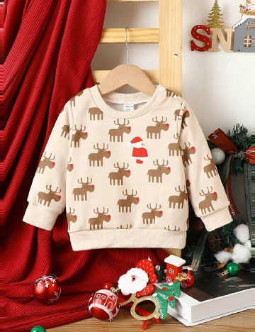 Bluza Shein Kids, crem Crem