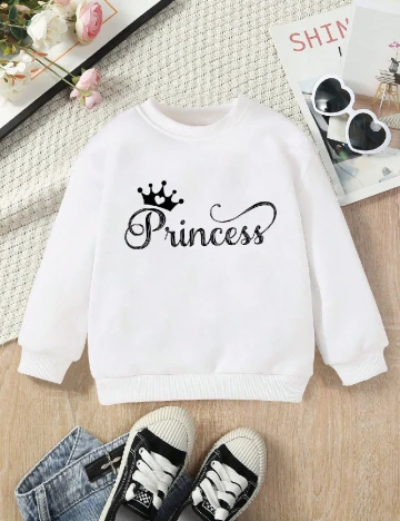 Bluza Shein Kids, alb Alb