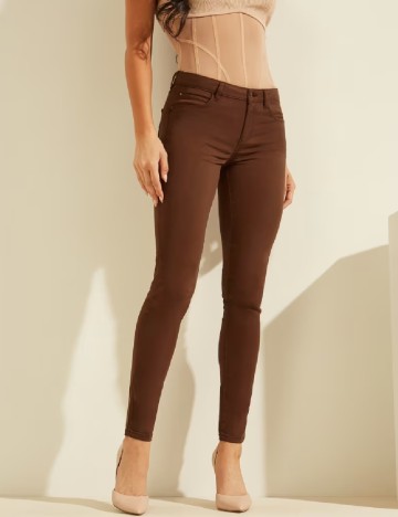 Pantaloni Guess, maro