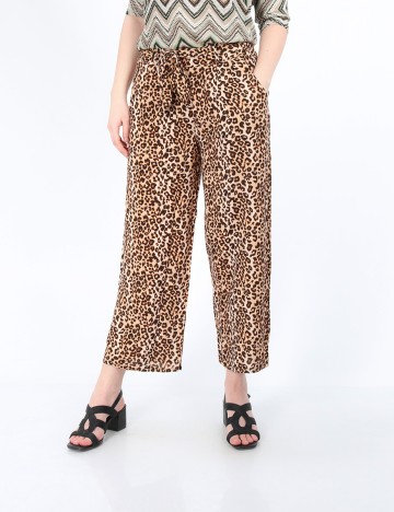 Pantaloni Hailys, animal print, L