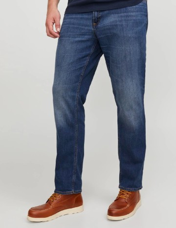 Blugi Jack&Jones Plus Size Men, bleumarin