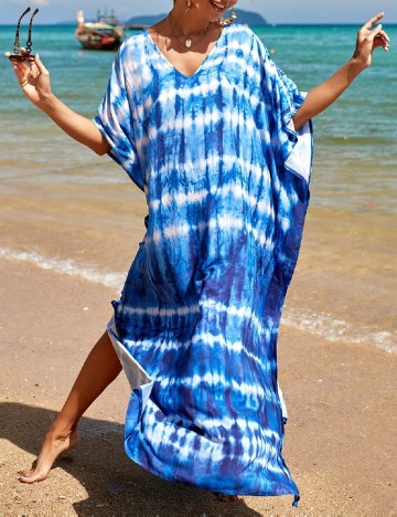 Rochie de plaja SHEIN, albastru