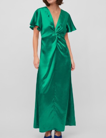 Rochie lunga Vila, verde