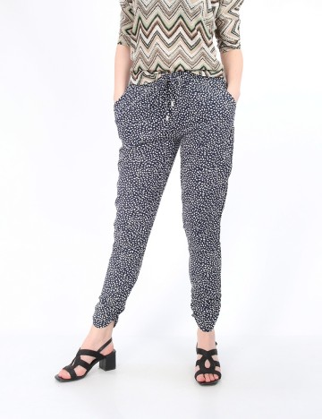 Pantaloni Hailys, bleumarin, XS