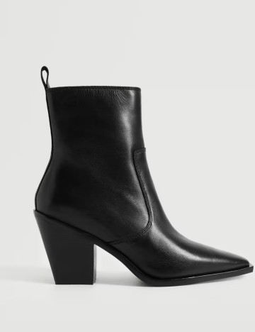 Botine Mango, negru