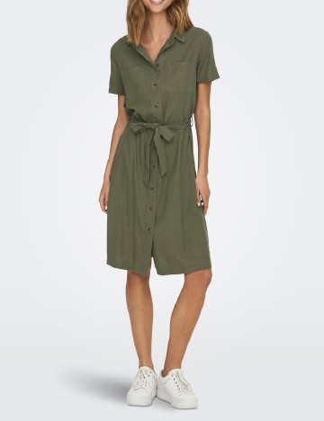 Rochie scurta Jacqueline de Yong, verde