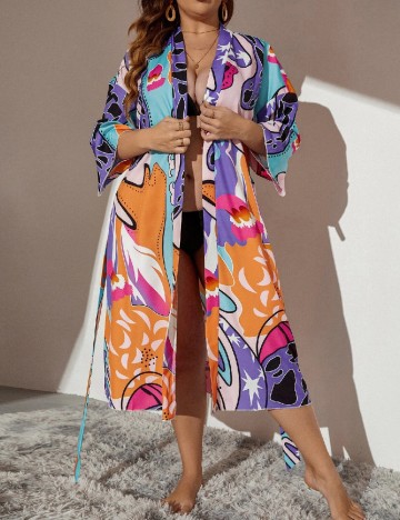Kimono SHEIN CURVE, mix culori