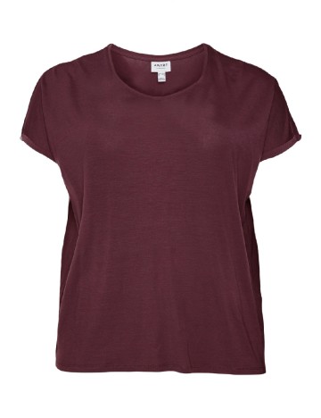 Tricou Vero Moda Curve, visiniu