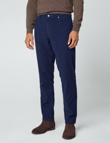 Pantaloni HACKETT, bleumarin