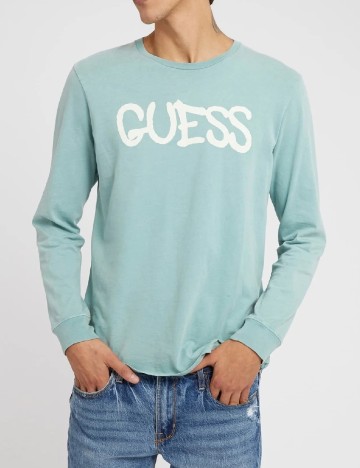 Bluza Guess, turcoaz