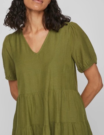 Rochie scurta Vila, verde