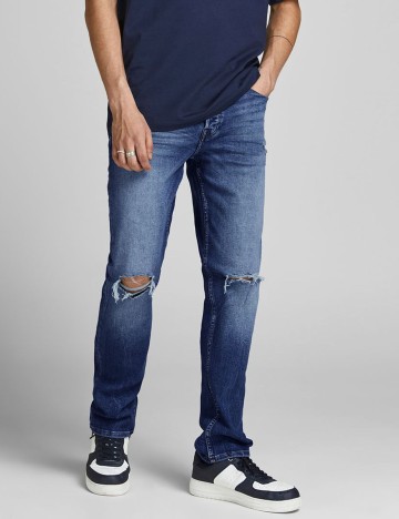 Blugi Jack&Jones, albastru denim, W29/L30