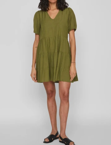 Rochie scurta Vila, verde Verde