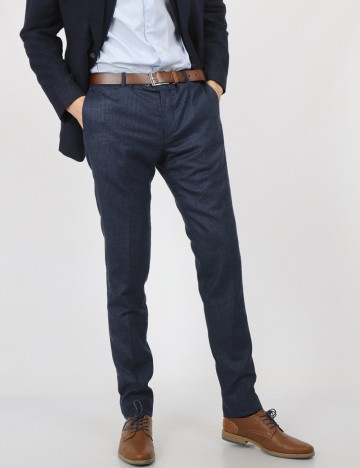 Pantaloni HACKETT, bleumarin