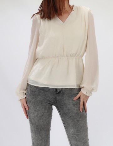 Bluza Vila, ecru, 38