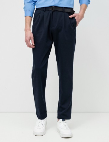 Pantaloni s.Oliver, bleumarin inchis, 46
