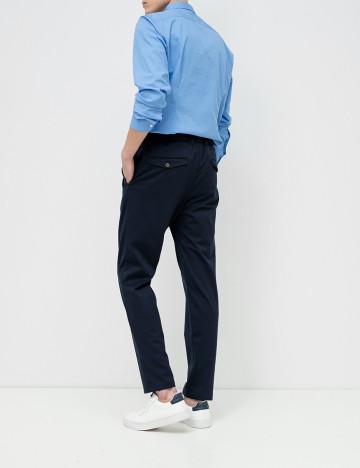 Pantaloni s.Oliver, bleumarin inchis