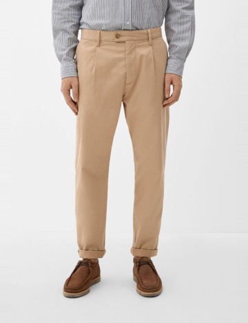 Pantaloni s.Oliver, crem