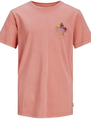 Tricou Jack & Jones, roz flamingo, 10 ANI